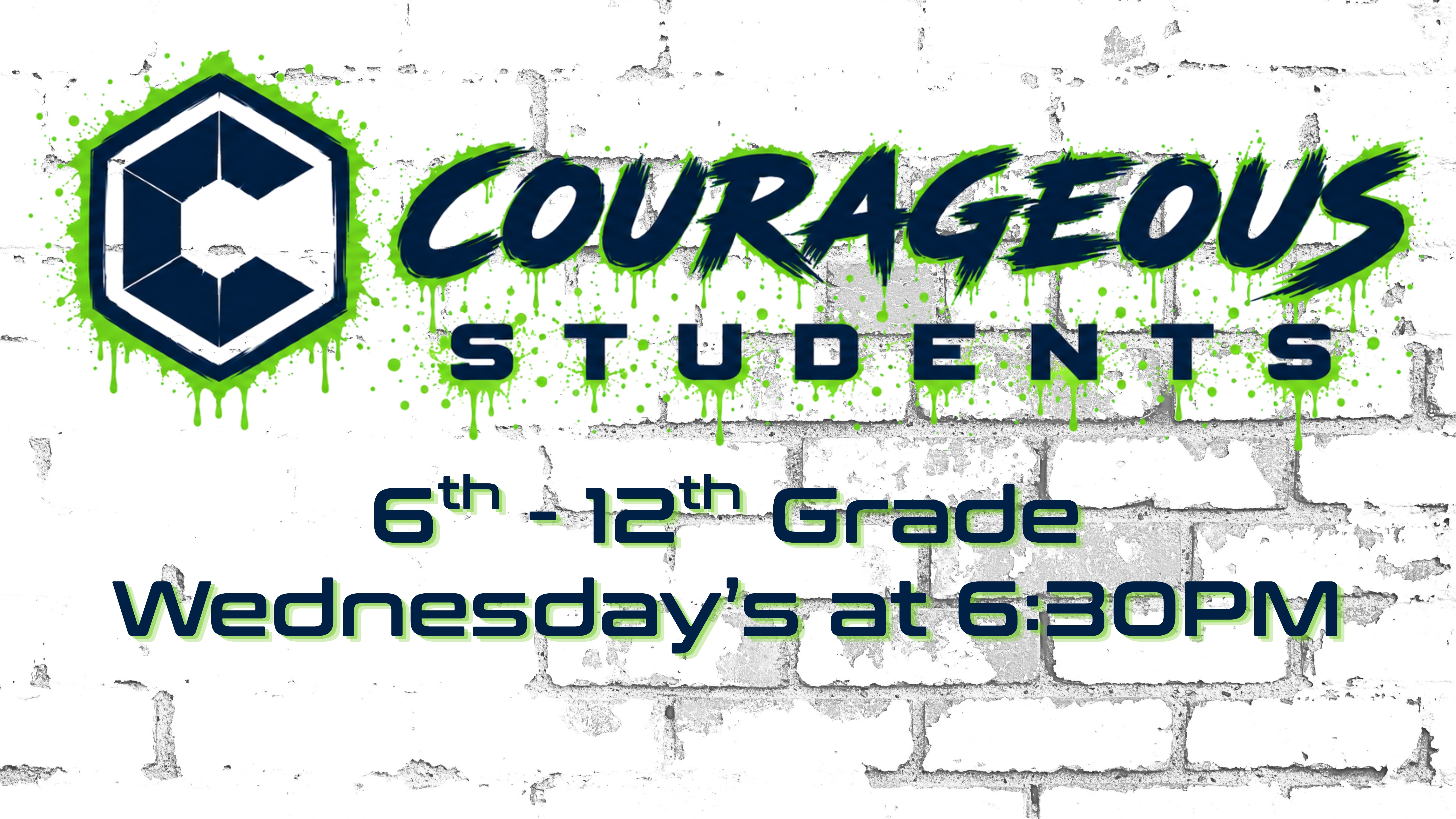 Courageous Student Ministry event
